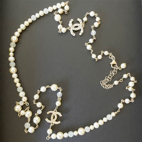 coco chanel necklace dupe|coco chanel faux pearls.